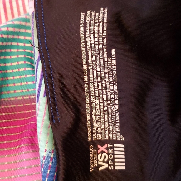 Knockout Victoria's Secret multicolor capri(small) - Picture 5 of 5